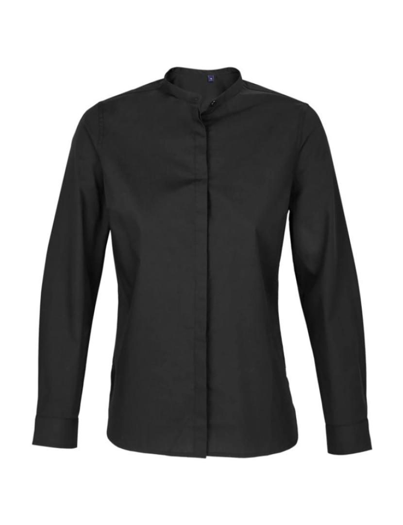 Sols - Camisa feminina com mandarim pescoço  mulheres bart