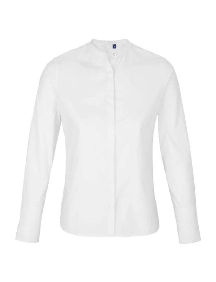 Sols - Camisa feminina com mandarim pescoço  mulheres bart