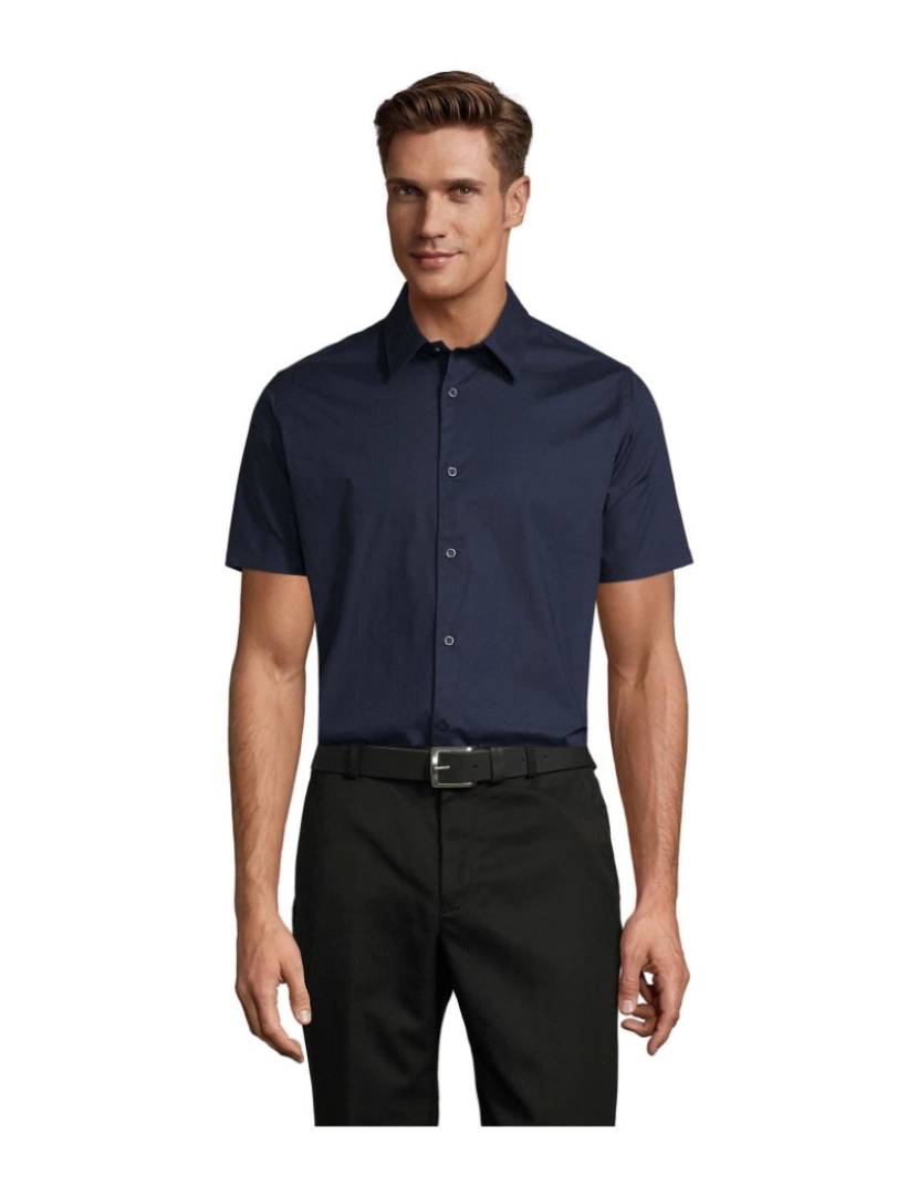 Sols - Camisa Masculina Stretch Manga Curta