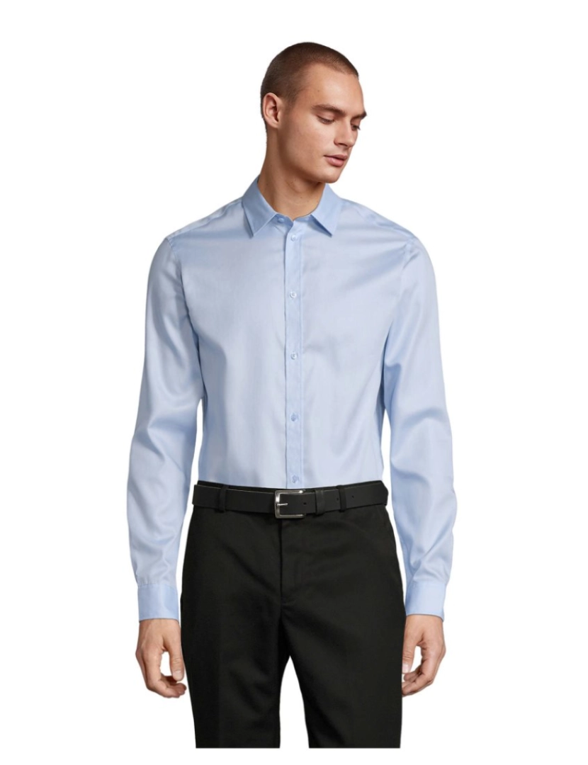 imagem de Camisa masculina sem passar roupa neoblu blaise masculina1