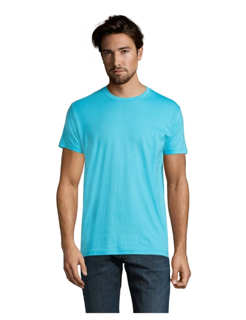 imagem de T-shirt imperial de gola redonda para homem1