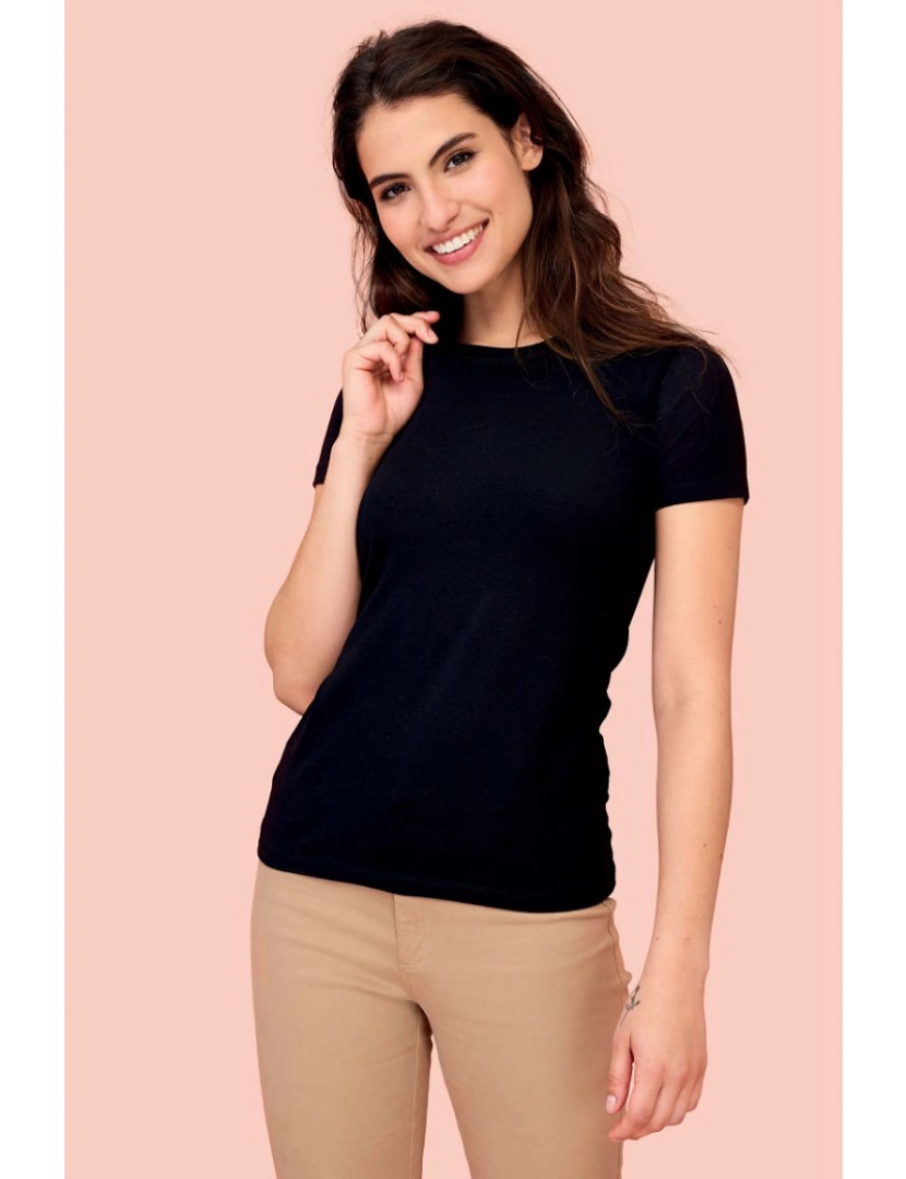 Sols - Camiseta  de gola redonda model Millenium Women