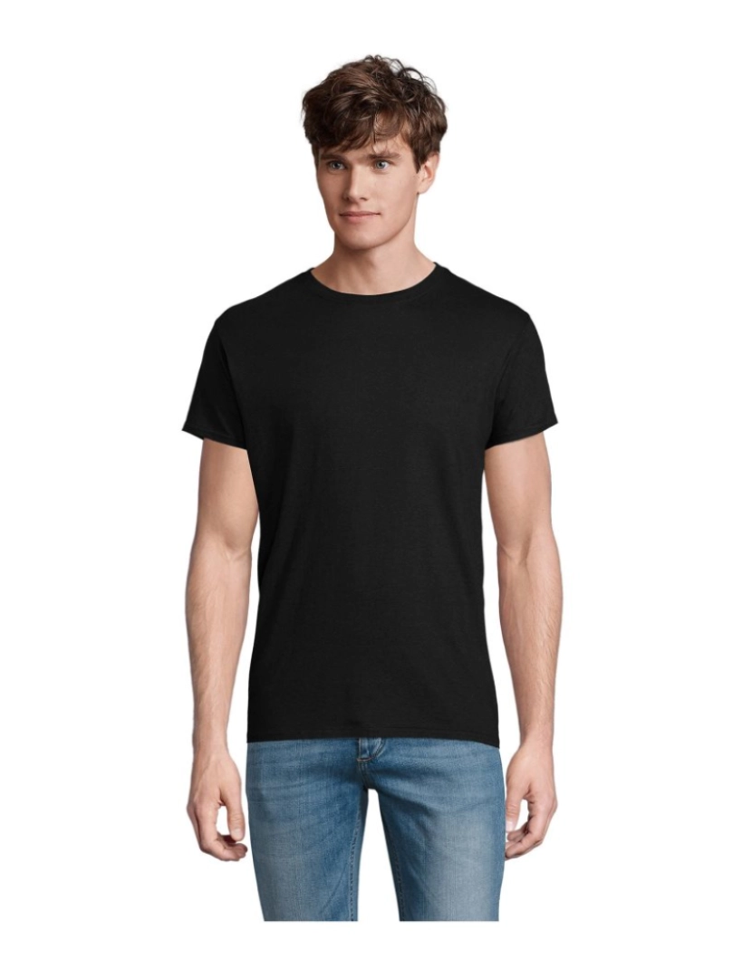 Sols - T-shirt para homem JERSEY FITTED -100% algodão orgânico