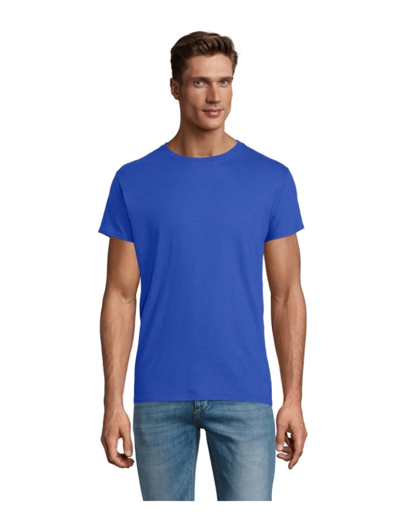 Sols - T-shirt para homem JERSEY FITTED -100% algodão orgânico