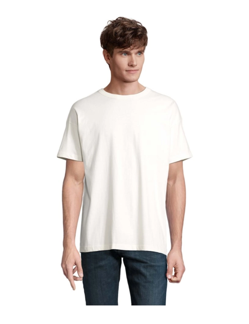 Sols - Camiseta  Masculina OVERSIZE algodão-orgânico penteado - Gola redonda