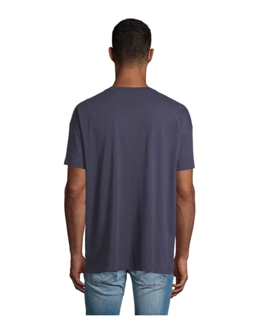 imagem de Camiseta  Masculina OVERSIZE algodão-orgânico penteado - Gola redonda2