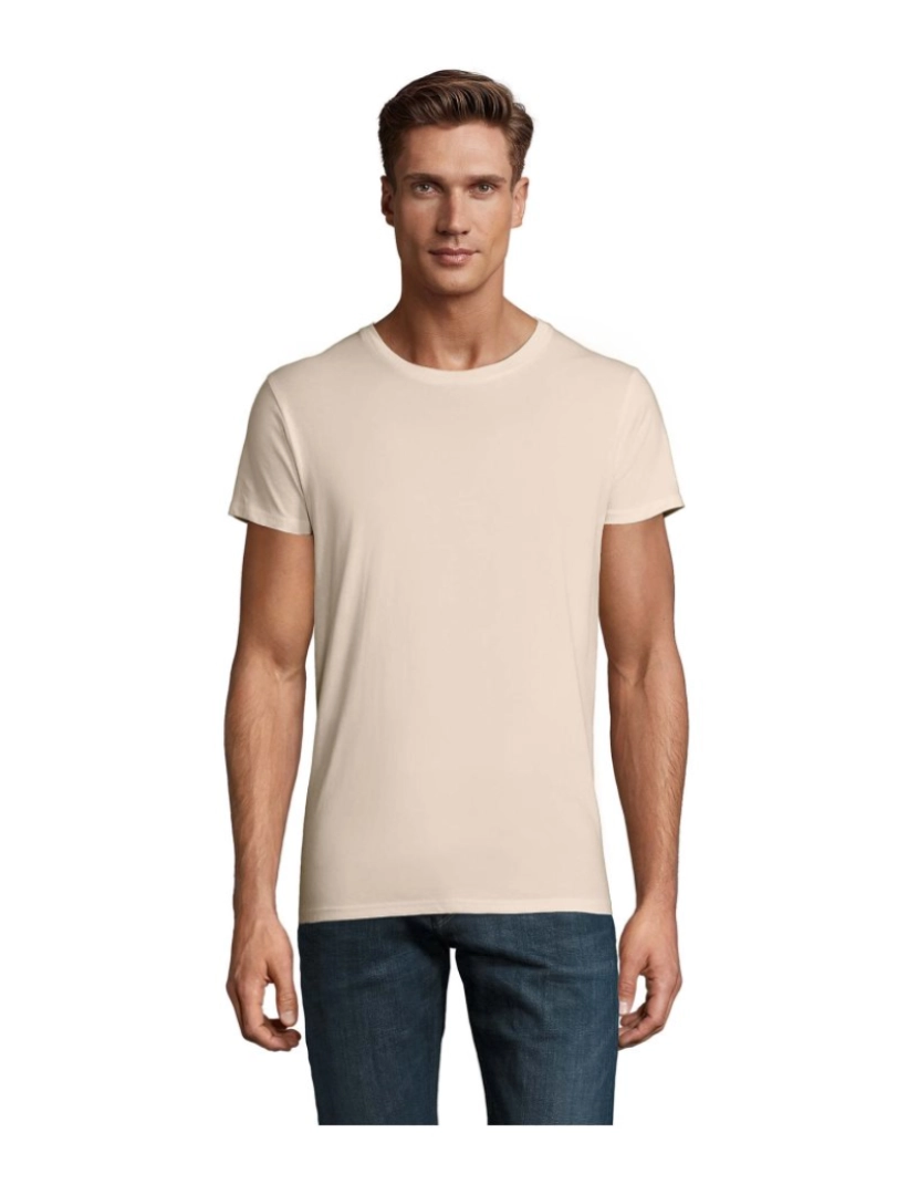 Sols - Camiseta masculina gola redonda