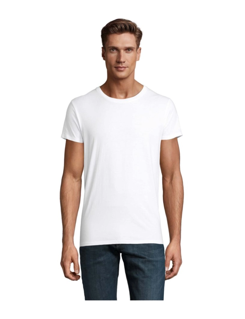 Sols - Camiseta masculina gola redonda