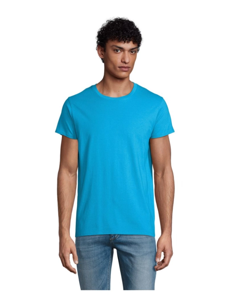 Sols - Camiseta masculina gola redonda