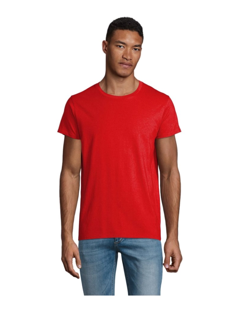 Sols - Camiseta masculina gola redonda