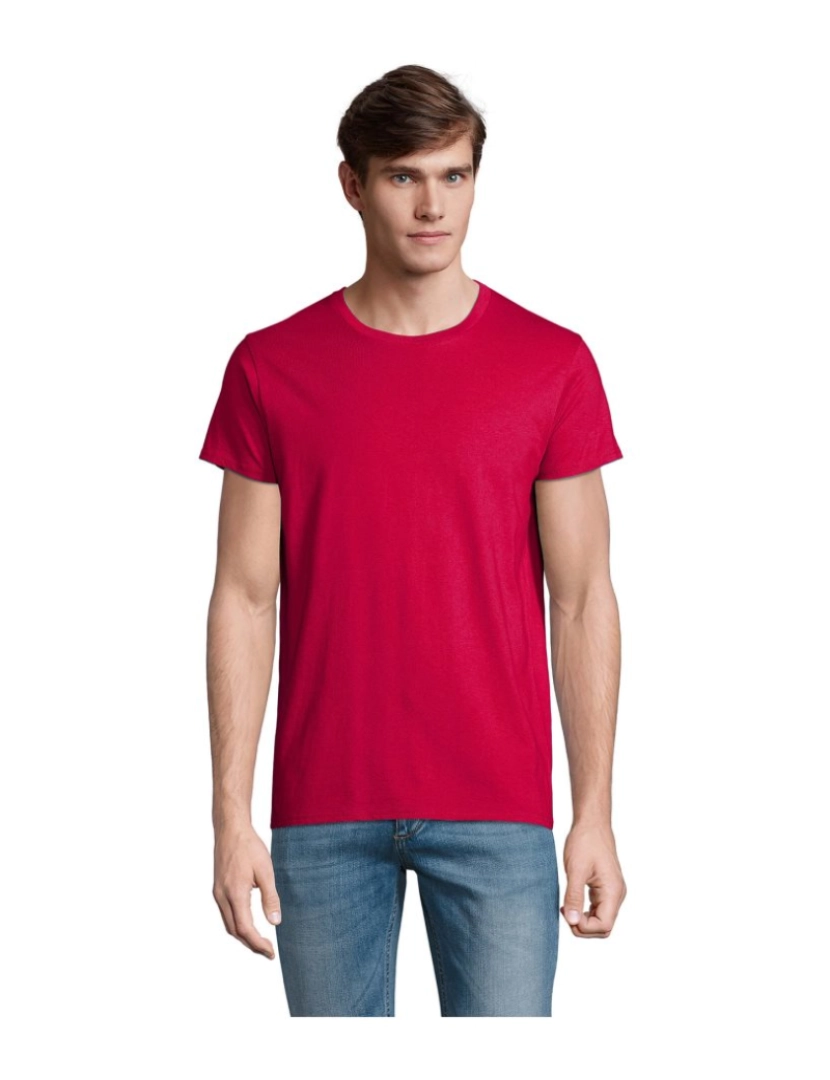 Sols - Camiseta masculina gola redonda