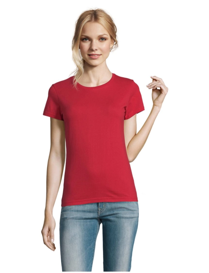 Sols - T-shirt imperial feminina gola redonda