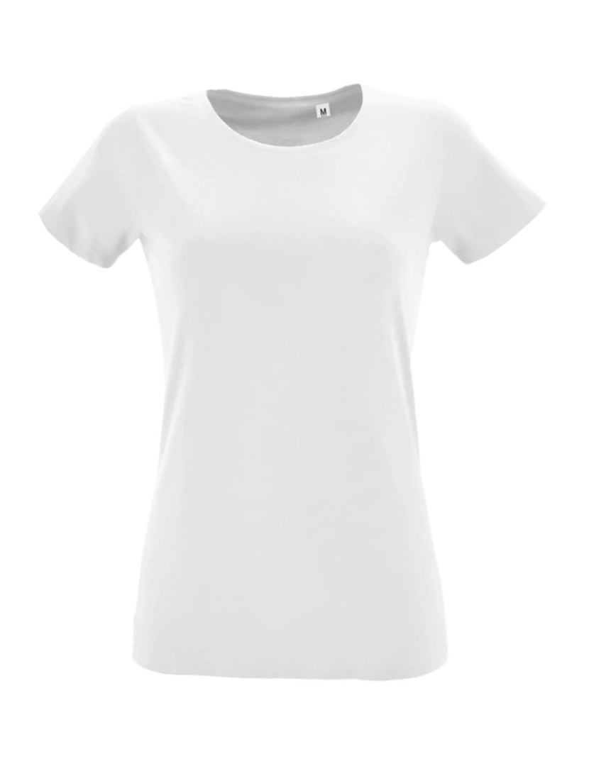Sols - T-shirt regente com gola redonda e gola redonda para mulher