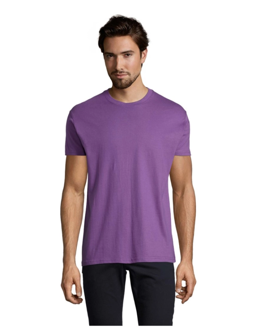 Sols - T-shirt imperial de gola redonda para homem