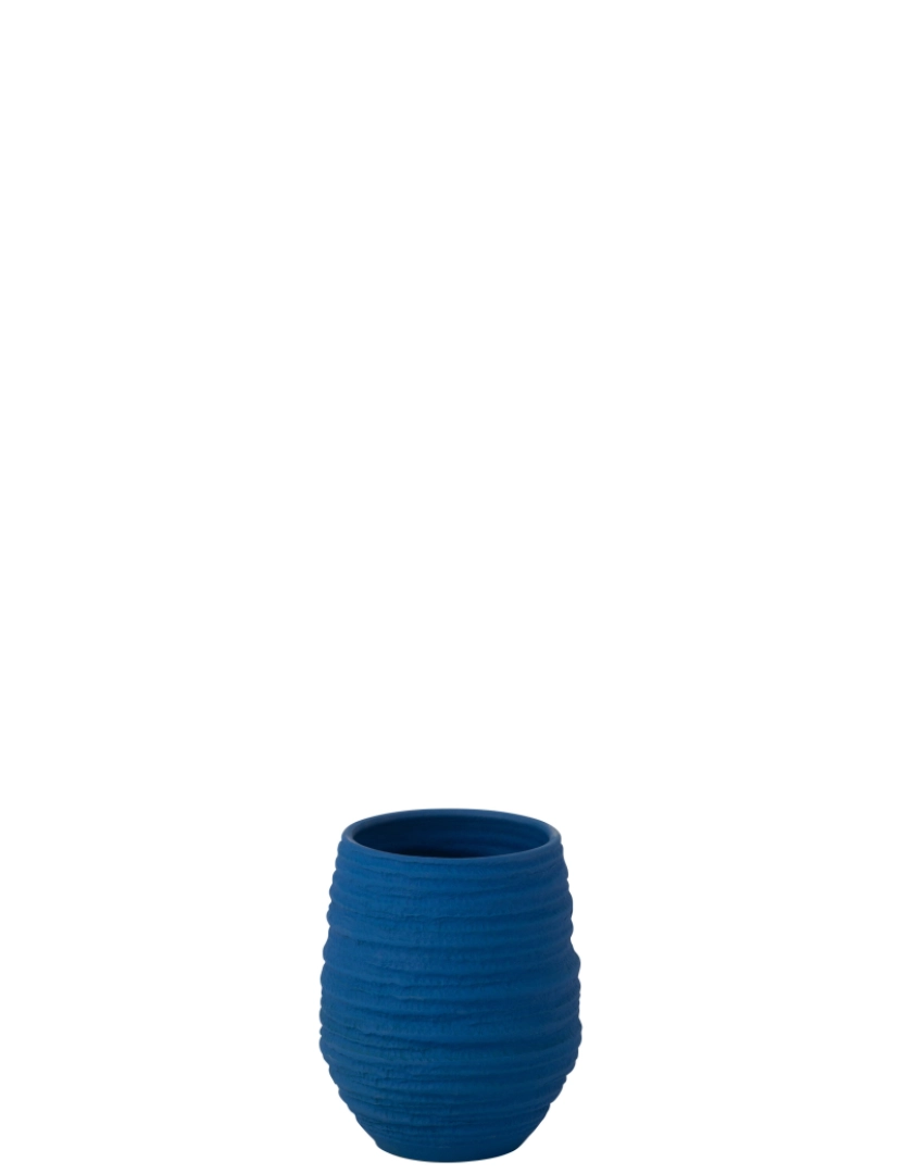 imagem de Festa da Linha J Vaso de cerâmica Azul pequeno1