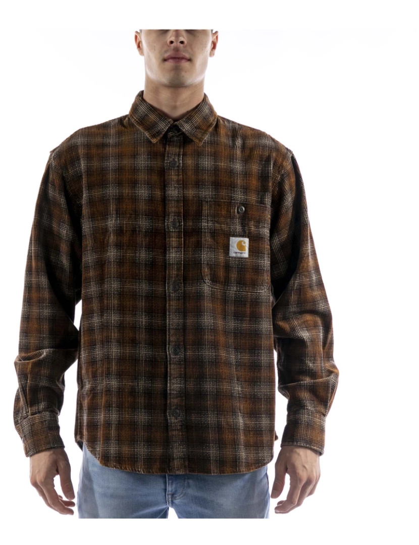 Carhartt - Carharttt Flint Camisa Brown