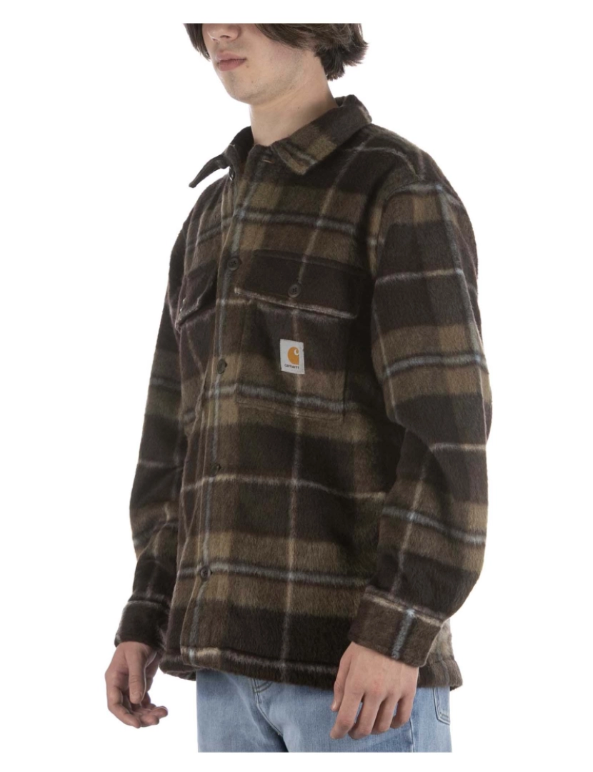 imagem de Carhartt Manteiga Camisa Brown Jacket2