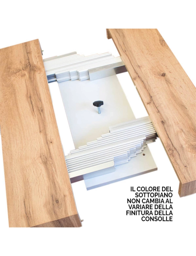 imagem de Mesa consola extensível 90x40/196 cm Diago Small Cinza Branca quadro Branco5