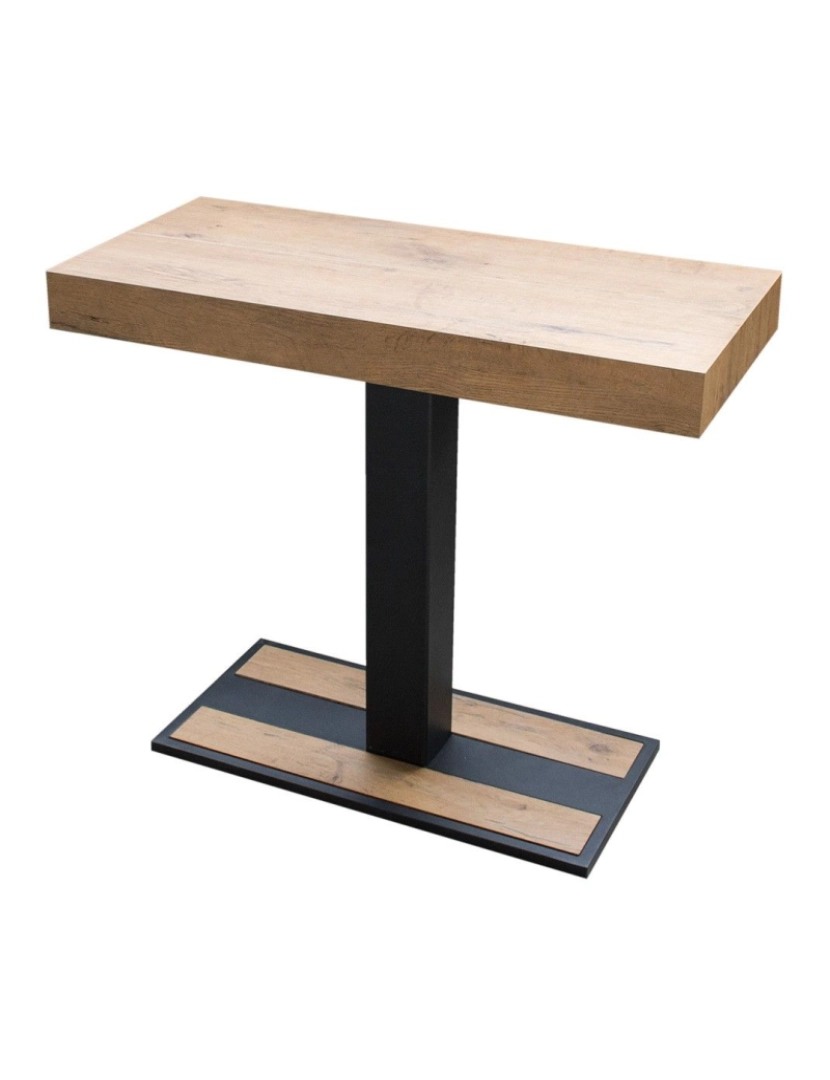 imagem de Mesa consola extensível 90x40/196 cm Capital Small Carvalho Natural quadro Antracite4