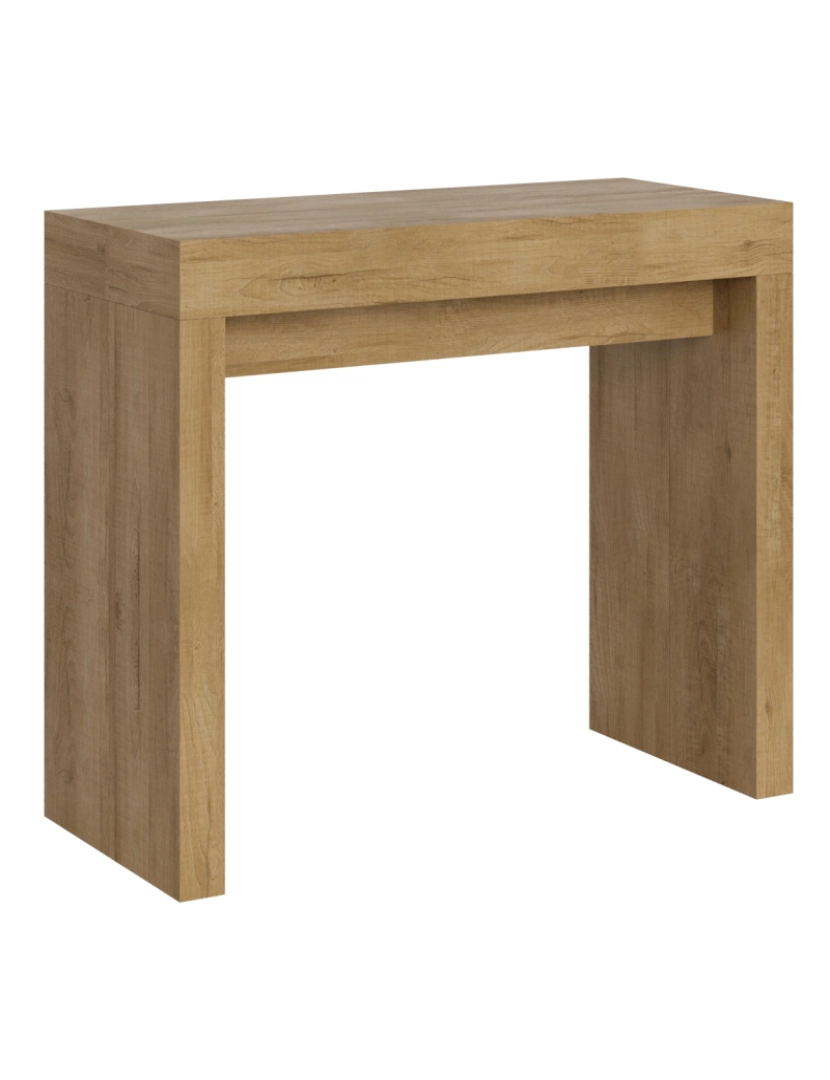 Itamoby - Mesa consola extensível 90x40/196 cm Roxell Small Carvalho Natural