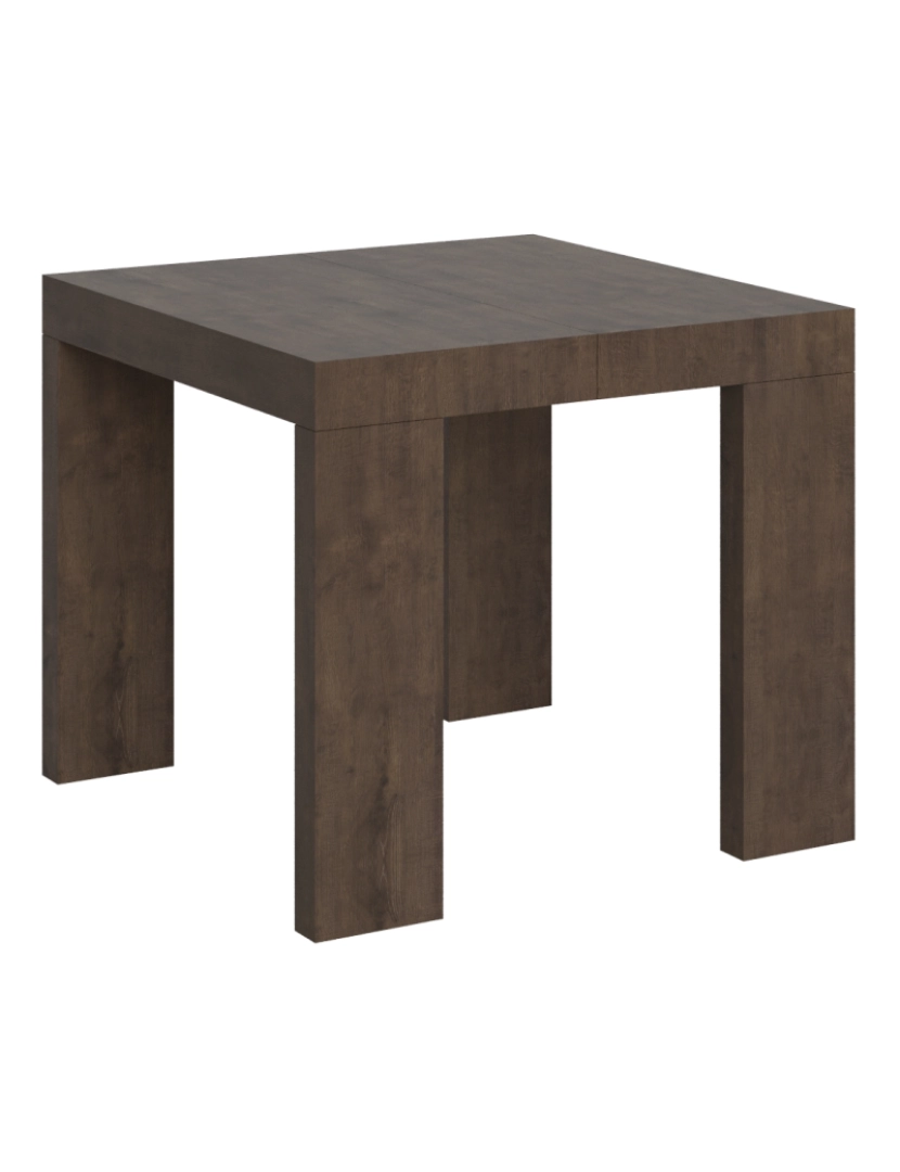 Itamoby - Mesa de jantar extensível 90x90/246 cm Roxell Nogueira