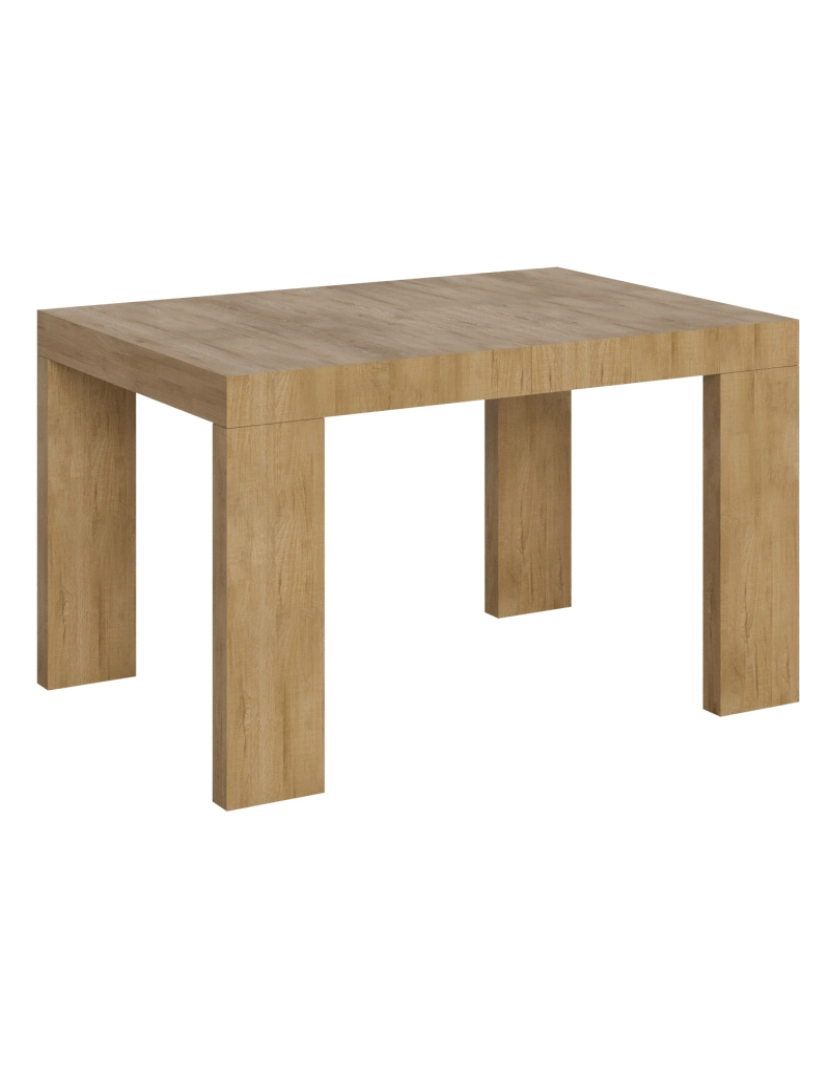 Itamoby - Mesa de jantar extensível 90x120/224 cm Roxell Carvalho Natural