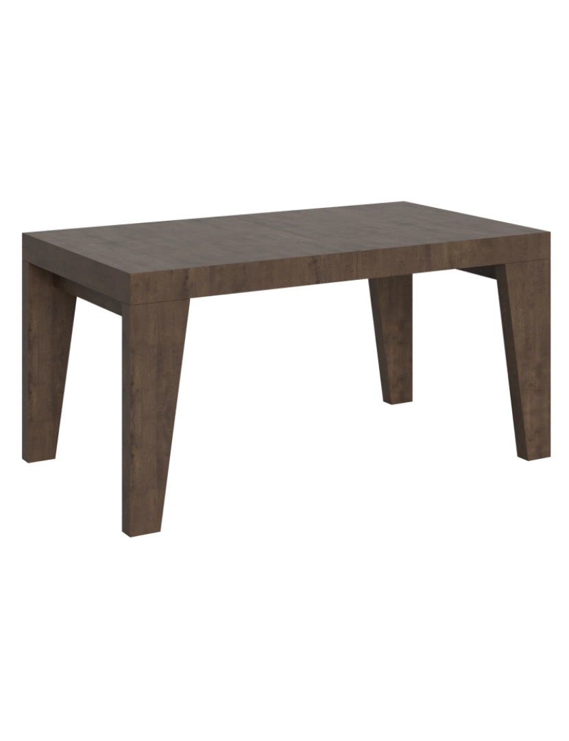 imagem de Mesa de jantar extensível 90x160/264 cm Naxy Nogueira1