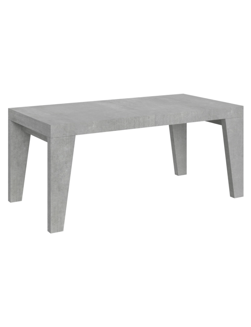 imagem de Mesa de jantar extensível 90x180/440 cm Naxy Cimento1