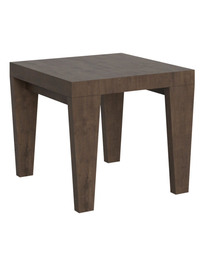 Itamoby - Mesa de jantar extensível 90x90/246 cm Spimbo Nogueira