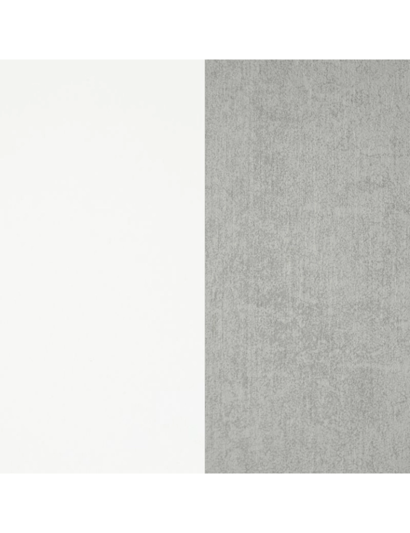 imagem de Pack salón con mesa de centro y mesa de comedor Arlet Blanco Artik (Blanco Mate) - Gris Cemento 200 x 43 x 41 cm5