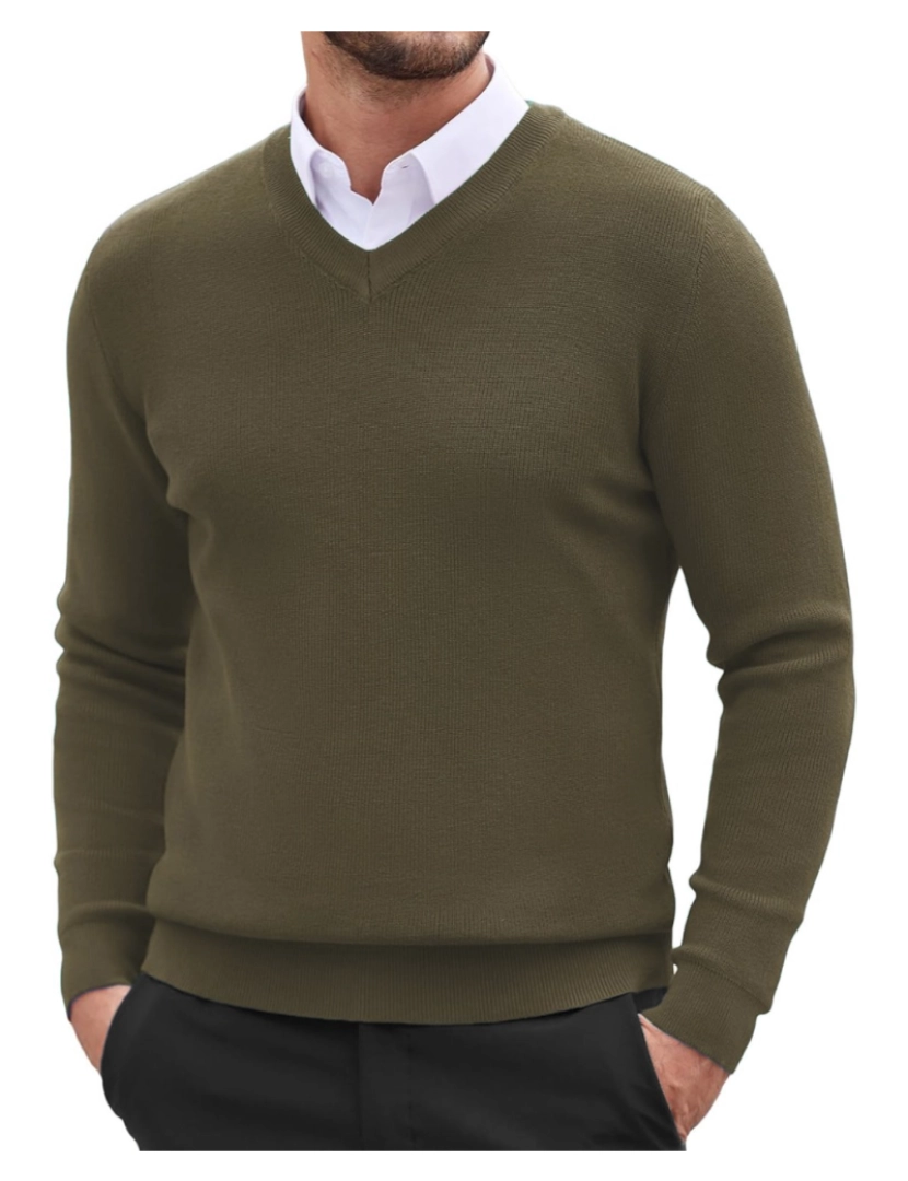 imagem de Cappuccino Italia Mock Pullover Verde3