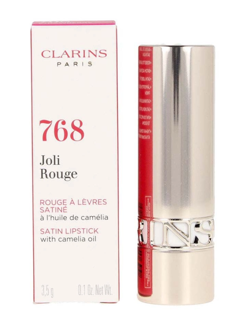 Clarins - Joli Rouge #768-Strawberry 3.5 Gr