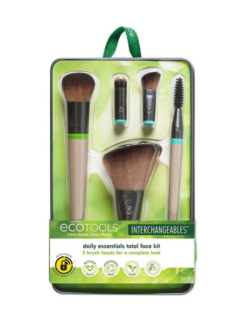 Ecotools - Daily Essentials Total Face Fit Interchangeables Lote 8 Pz