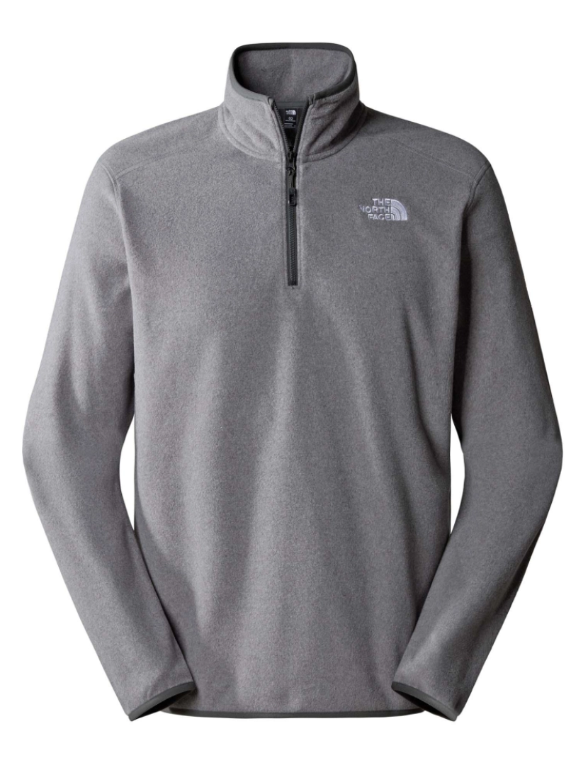 imagem de The North Face 100 Glacier Fleece Cinza2