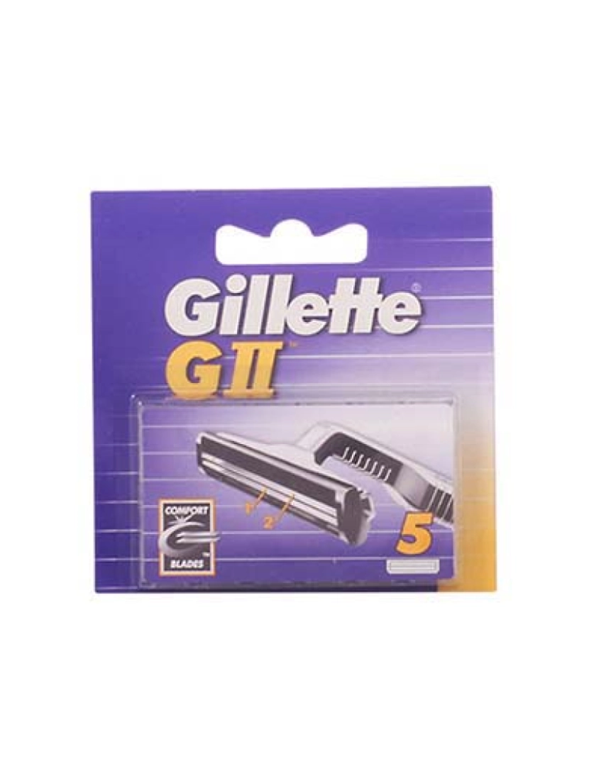 Gillette - 5 Recargas Carregador G-Ii Gillette