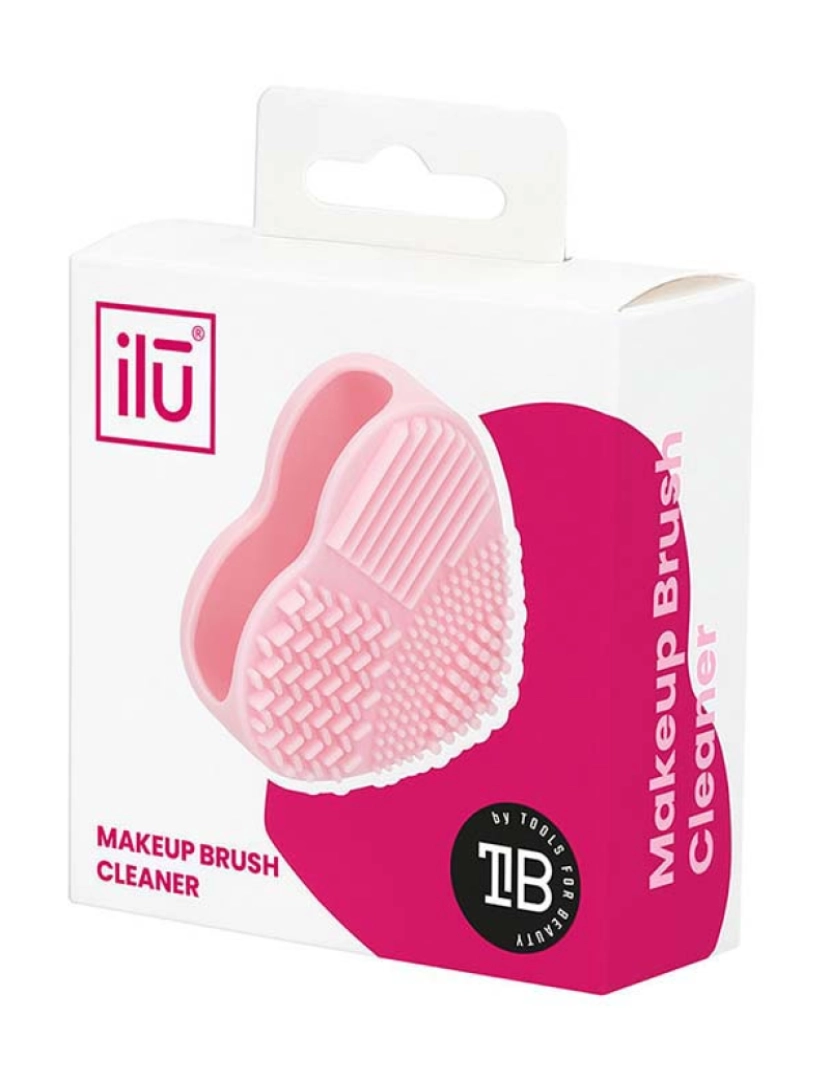 Ilu - Brush Cleaner #Pink 1 U