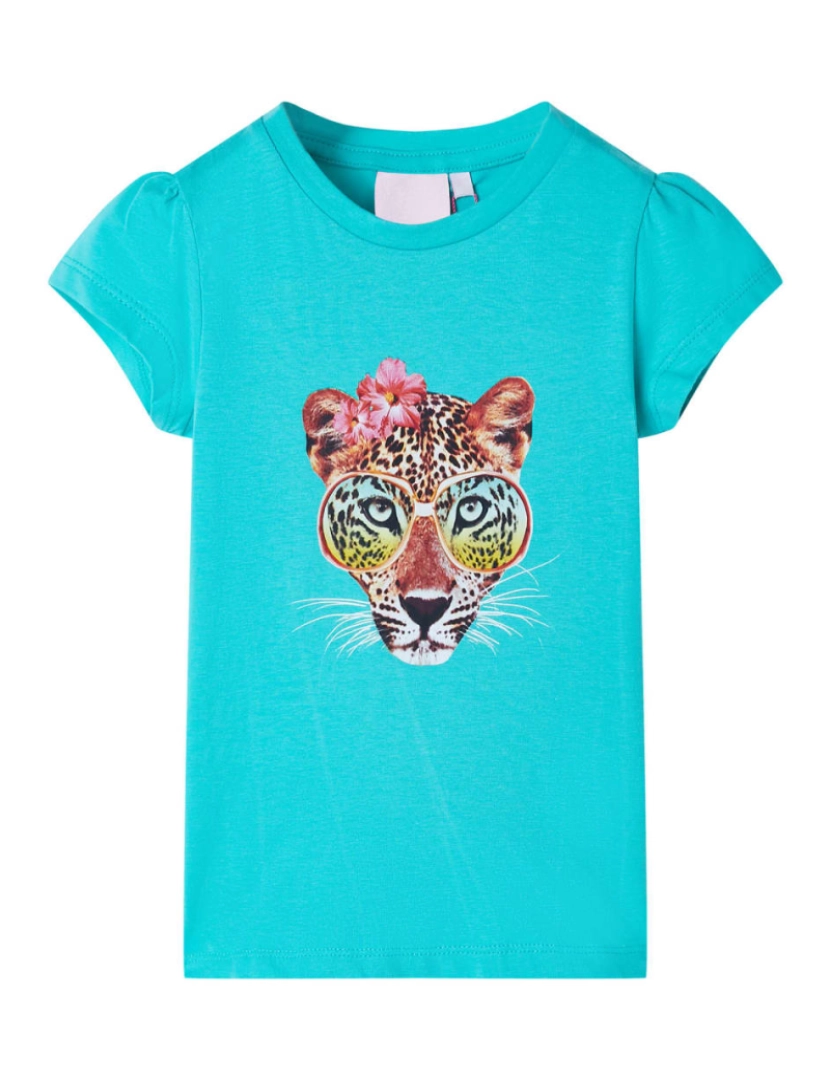 imagem de vidaXL T-shirt infantil menta 922