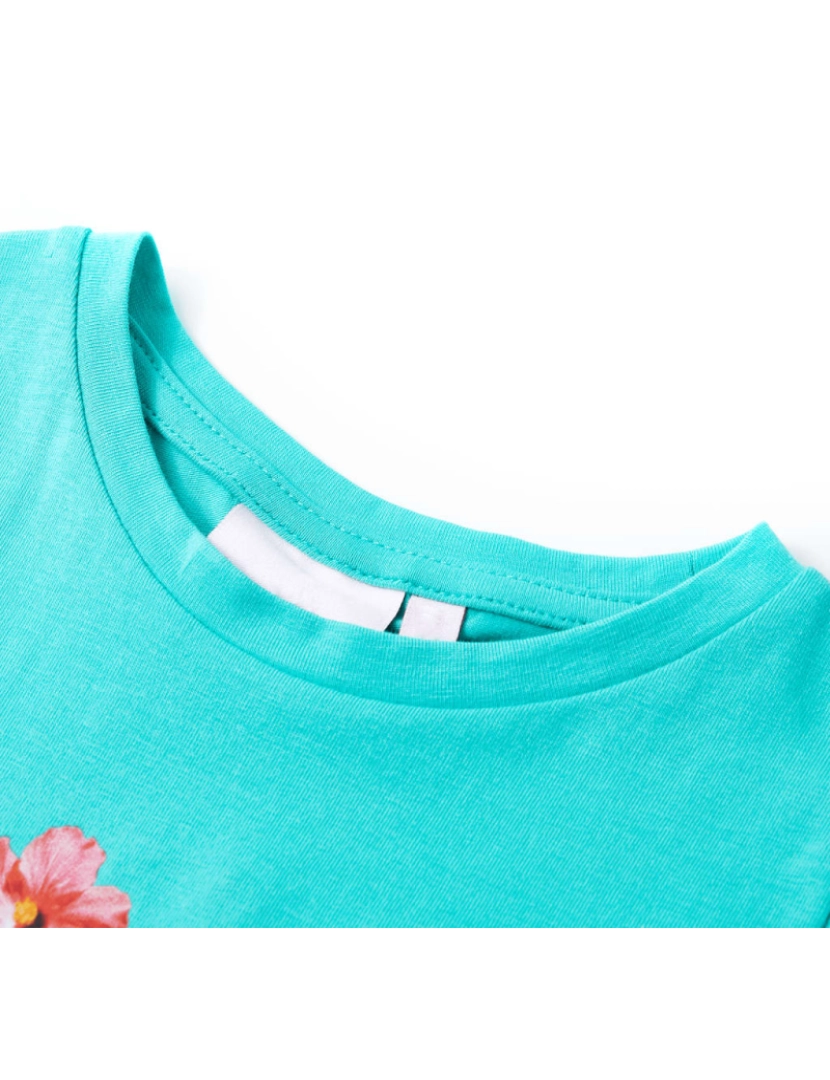 imagem de vidaXL T-shirt infantil menta 924