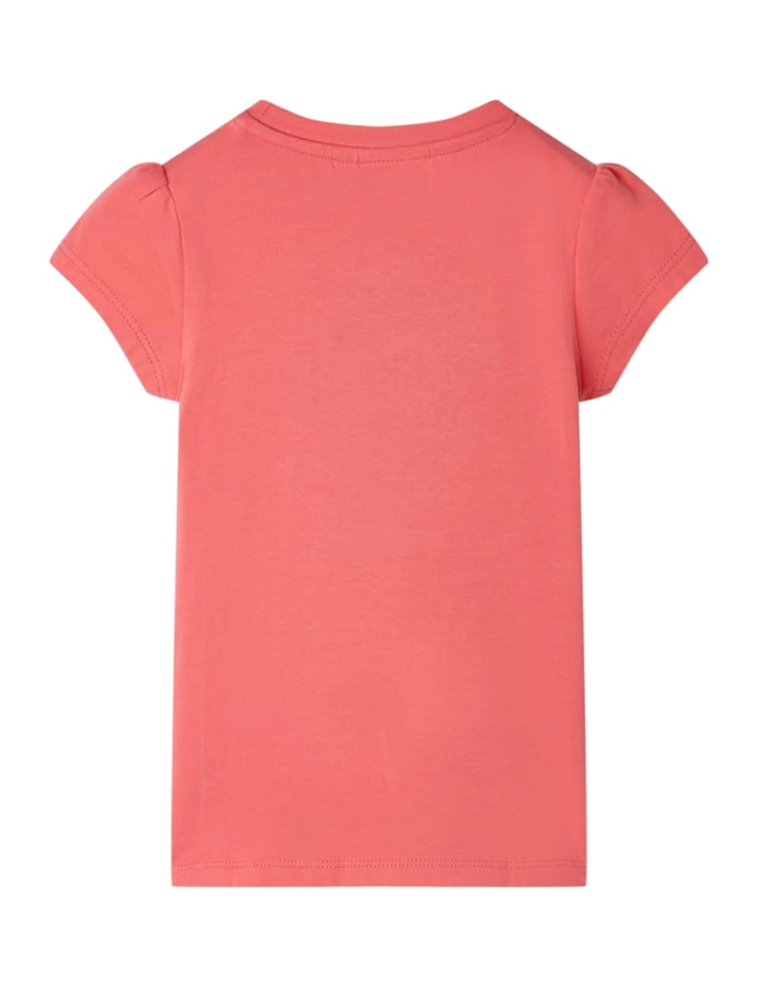 imagem de vidaXL T-shirt infantil coral 923