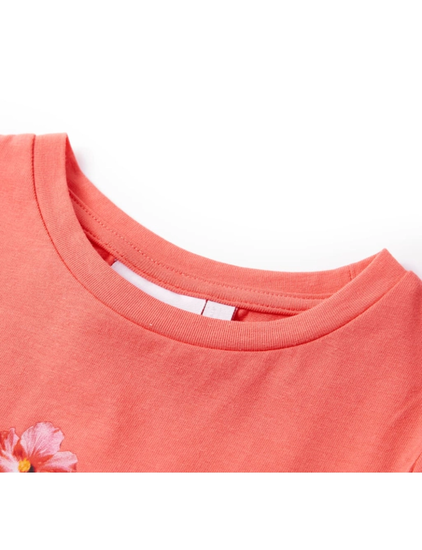 imagem de vidaXL T-shirt infantil coral 924