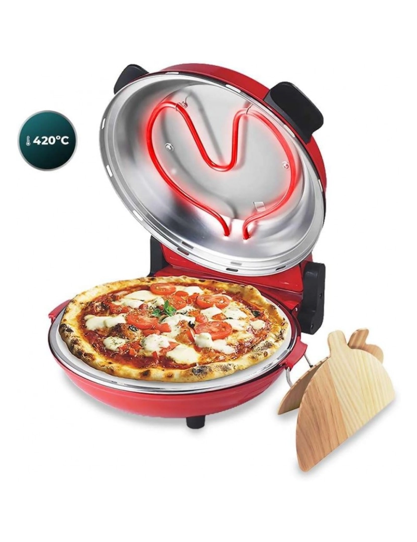 Cecotec - Cecotec Fun Pizza&Co Mamma Mía Mini-Forno elétrico de 1200 W.