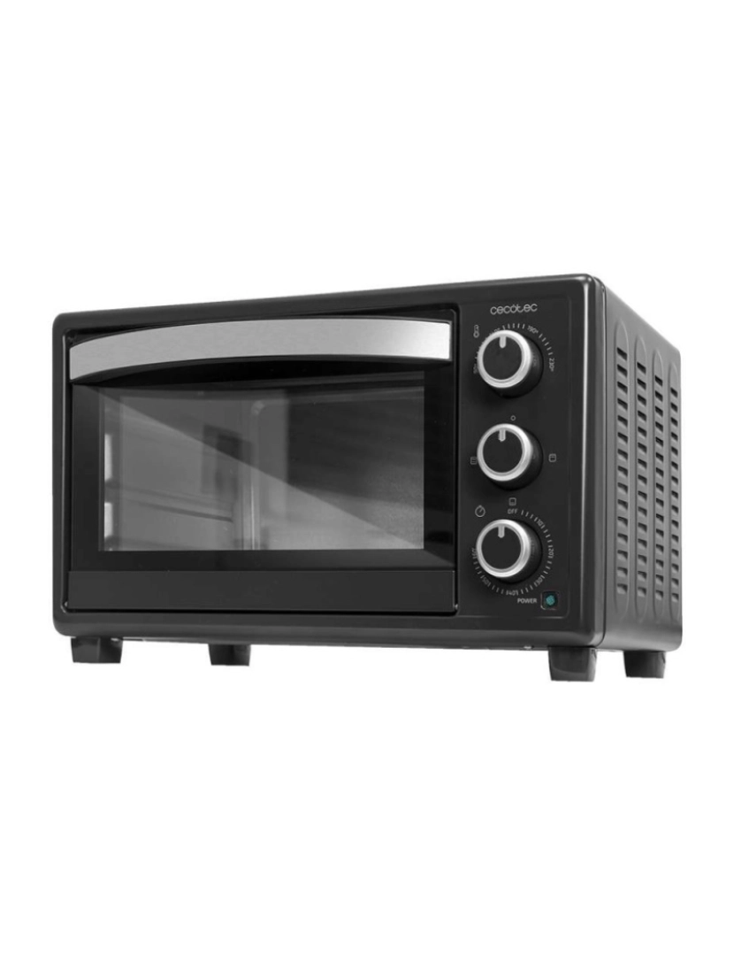 Cecotec - Cecotec Mini-forno elétrico multifunções, 23 litros de capacidade e porta com vidro duplo.