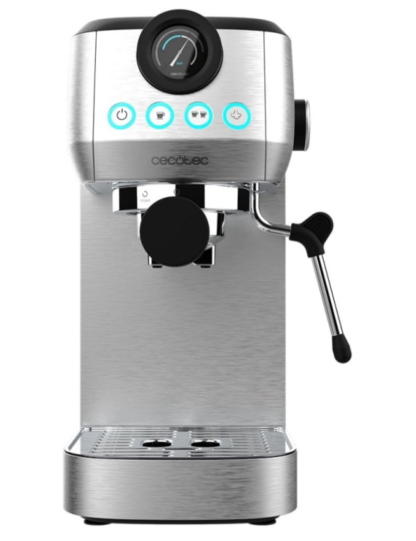 Cecotec - Cecotec Máquina de café expresso com 20 bares, thermoblock, manómetro e vaporizador.