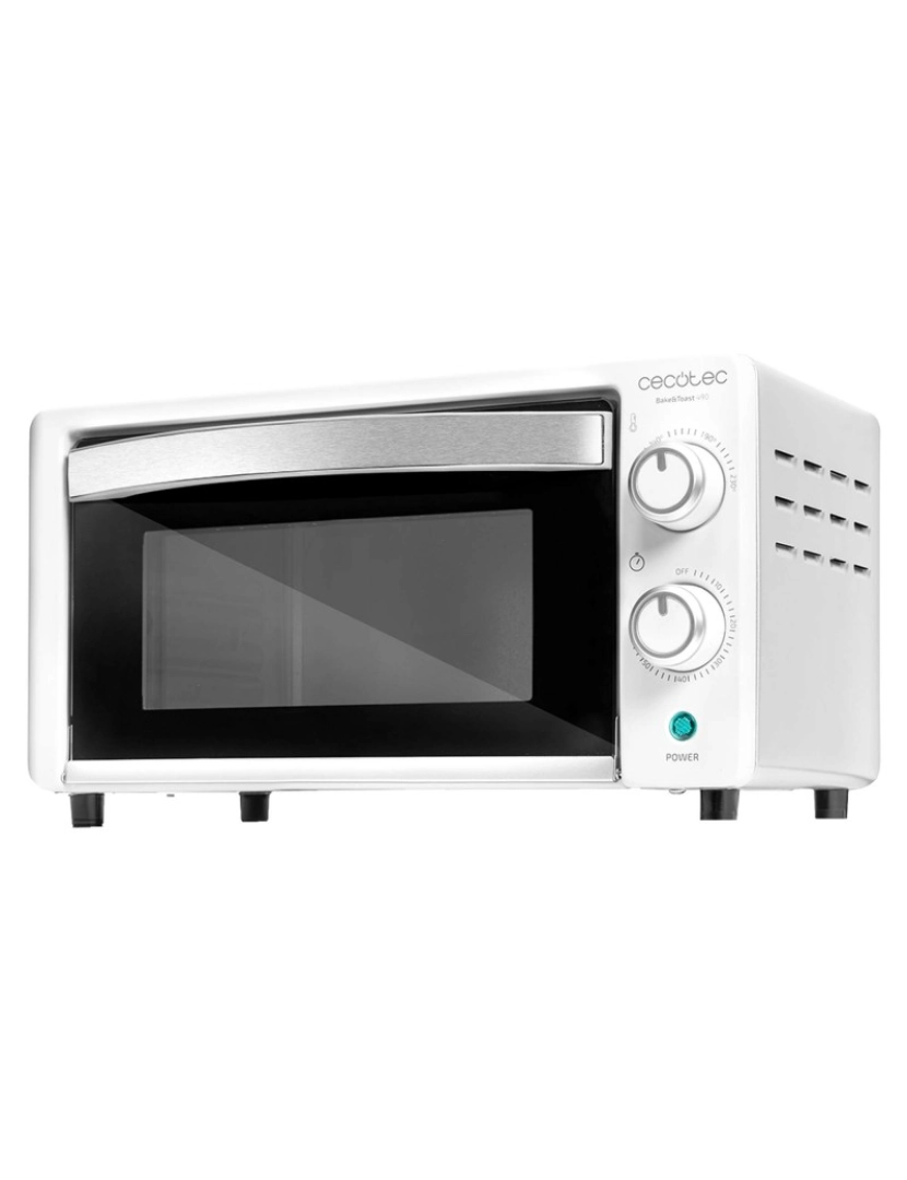 Cecotec - Cecotec Mini-forno elétrico multifunções, 10 litros de capacidade e porta com vidro duplo.