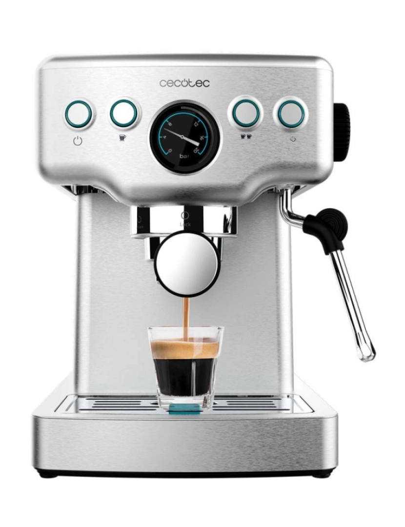 Cecotec - Cecotec Máquina de café barista com 20 bares, manómetro e termoblock.