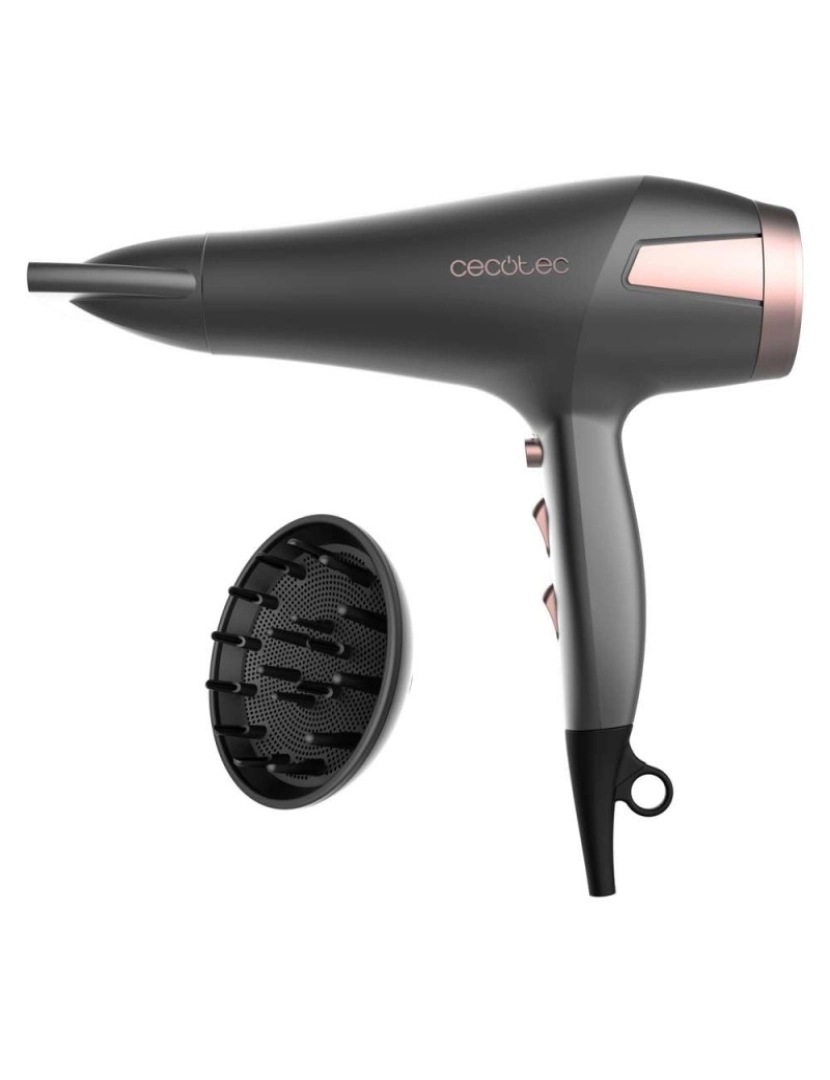 Cecotec - Cecotec Secador de cabelo DC com 2500 W, tecnologia de iões e elevado caudal de ar.