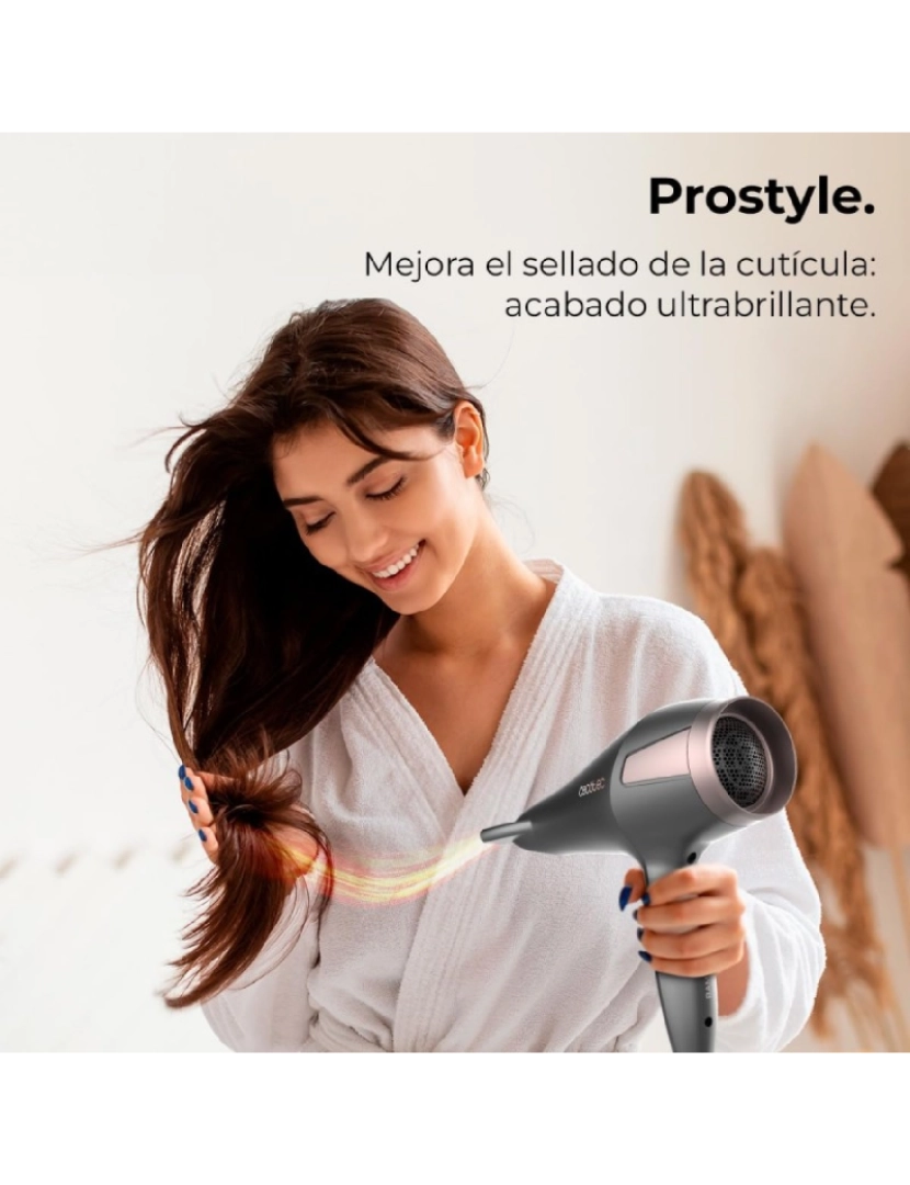 imagem de Cecotec Secador de cabelo DC com 2500 W, tecnologia de iões e elevado caudal de ar.5