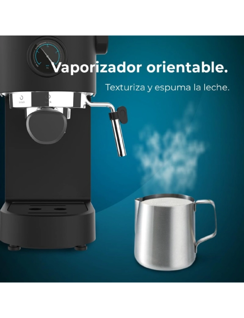 imagem de Cecotec Máquina de café express com 20 bares, thermoblock, manómetro e vaporizador.5