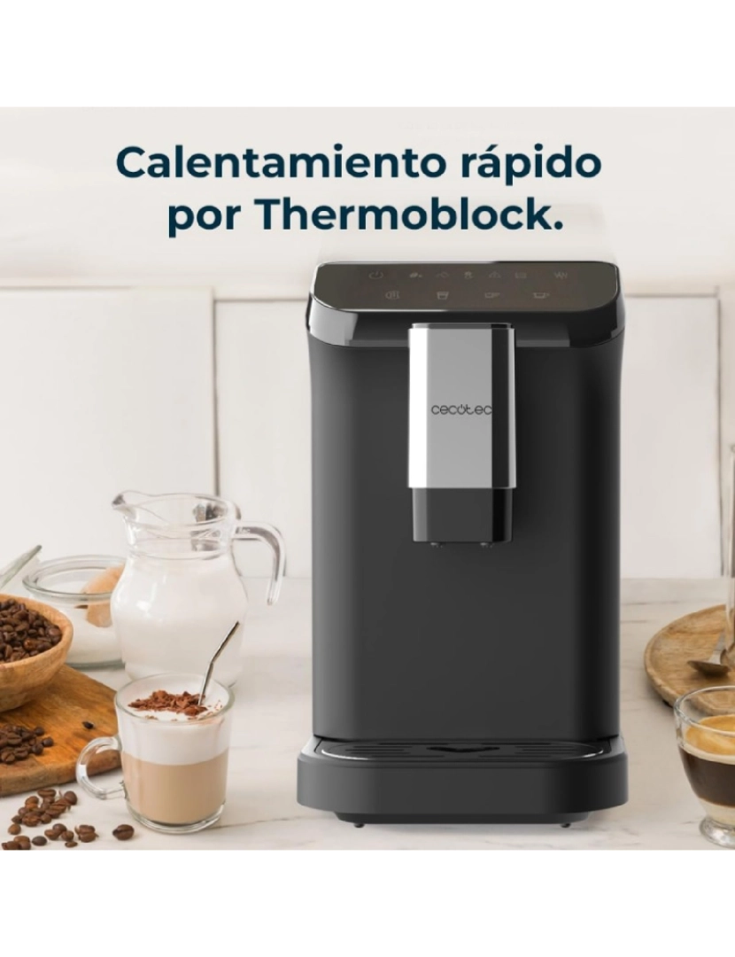 imagem de Cecotec Máquina de café superautomática compacta com 19 bares e Thermoblock.5