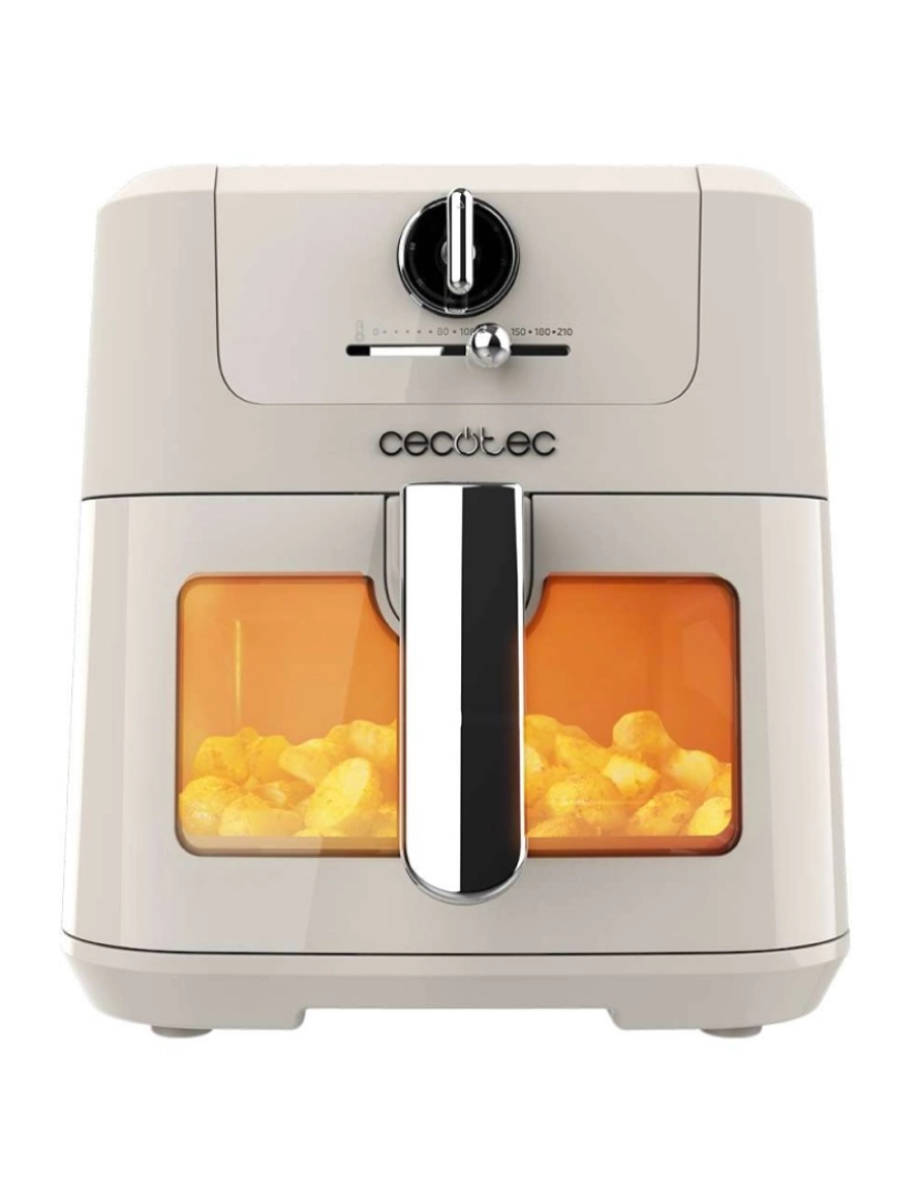 Cecotec - Cecotec Fritadeira dietética digital com capacidade de 5 l, design retro e tecnologia PerfectCook.